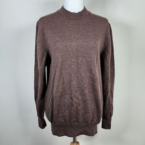 Vintage Holt Renfrew Wool Sweater Womens Medium Knit Lightweight Preppy Academia